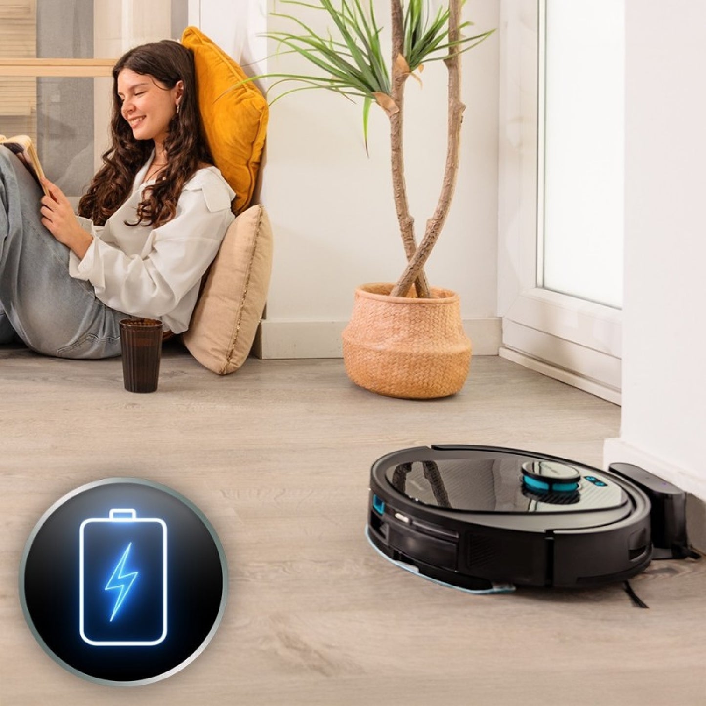 Cecotec Robot Aspirador Y Friegasuelos Conga 7690 Immortal Max M. 5000pa, Tecnología De Navegación Láser, Autonomía 220m_3