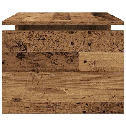 Mesa De Centro Madera Contrachapada Madera Vieja 68x50x38 Cm_3
