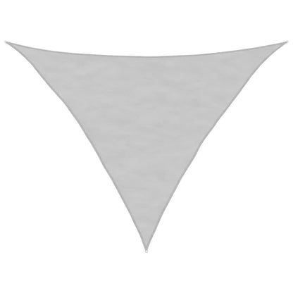 Vidaxl Toldo De Vela Poliéster Oxford 100% Gris Claro 3,5x3,5x4,9 M_0