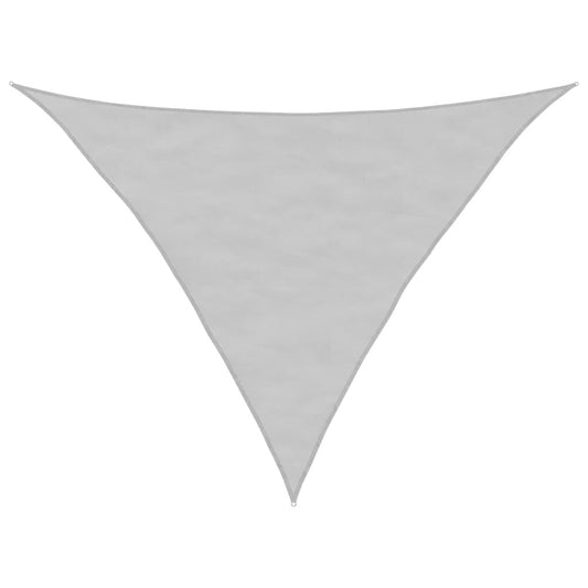 Vidaxl Toldo De Vela Poliéster Oxford 100% Gris Claro 3,5x3,5x4,9 M_0