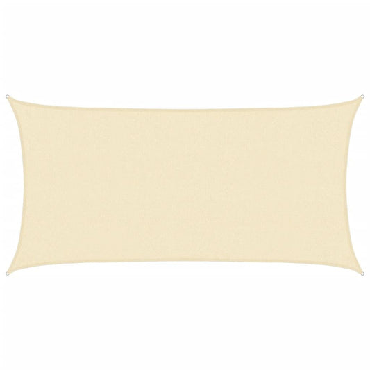 Vidaxl Toldo De Vela Crema Hdpe 160 G/m² 2x3,5 M_0