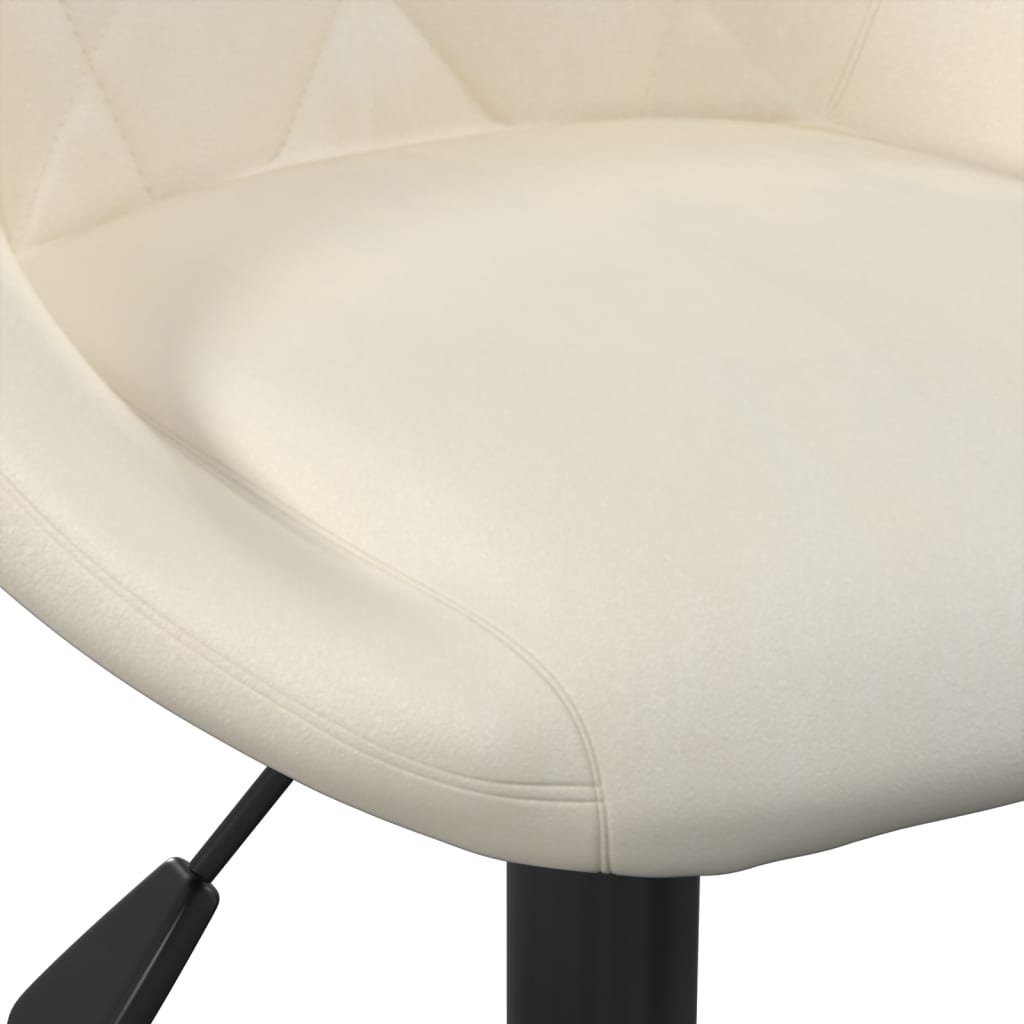 Taburete De Cocina De Terciopelo Crema_5