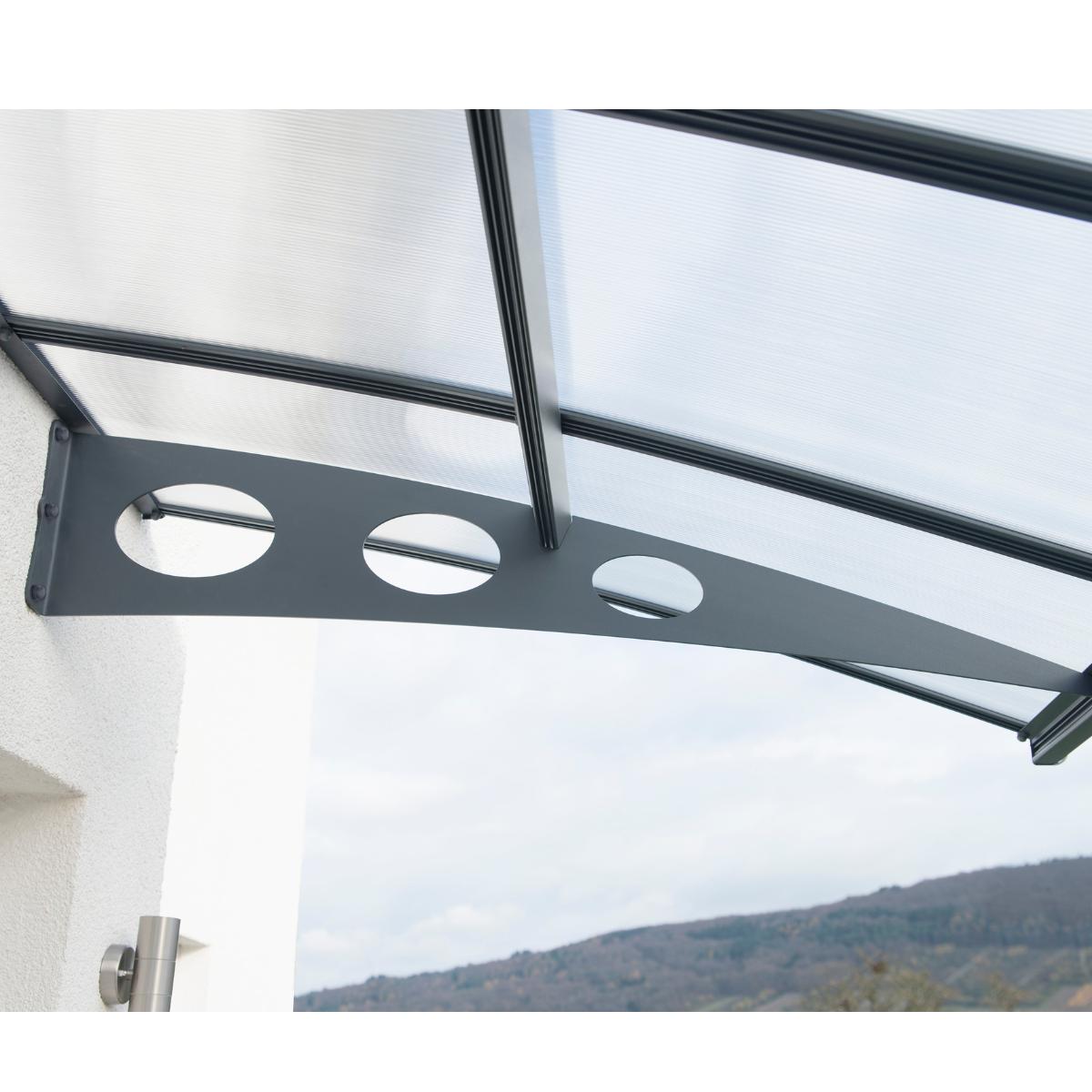 Marquesina para puerta Herald 670x140 cm