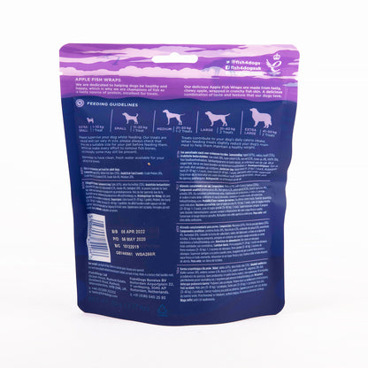 Fish4dogs Snack Natural Para Perros – Love Manzana Con Pescado 90 G (pack De 10)