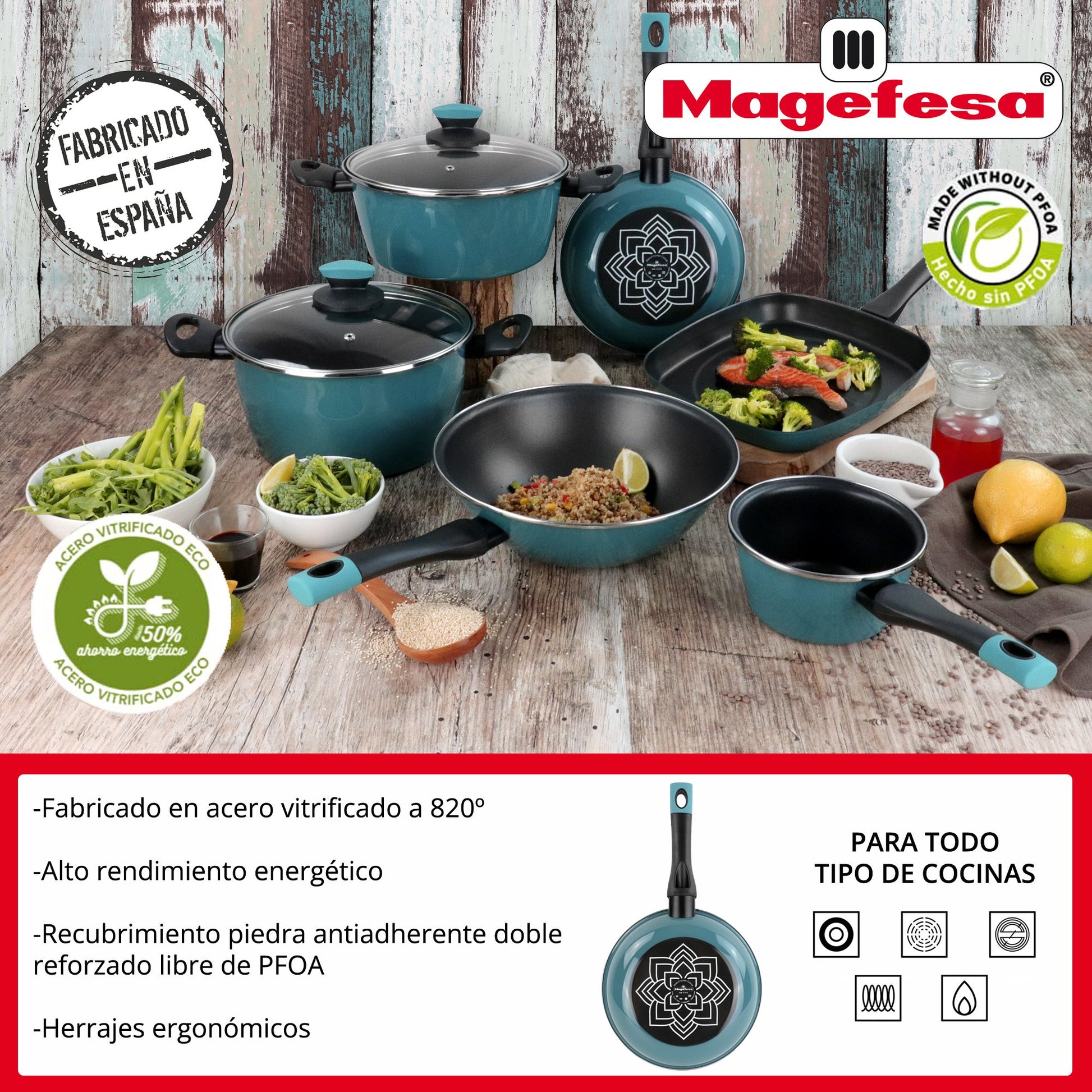 Cacerola lotus  Ø24cm Con Tapa De Vidrio_2