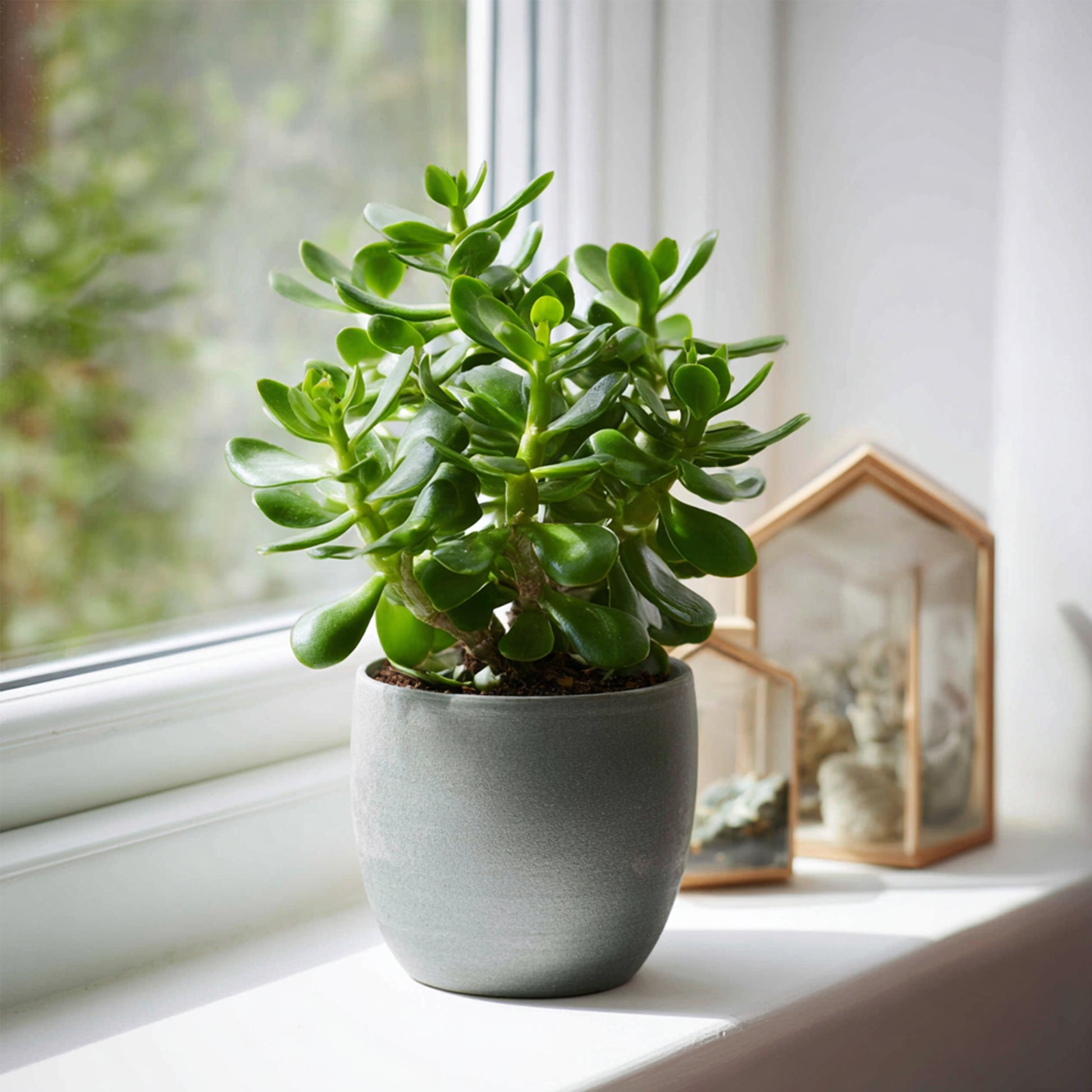 Árbol De La Suerte - Crassula Ovata - Altura 15-25cm - Ø12cm