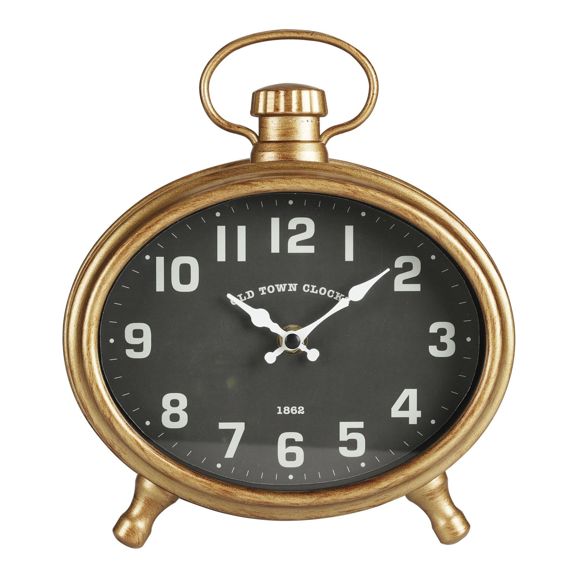 Well Home Reloj De Apred Ovalado Cuerpo Dorado 21x4,8x23,5cm_0