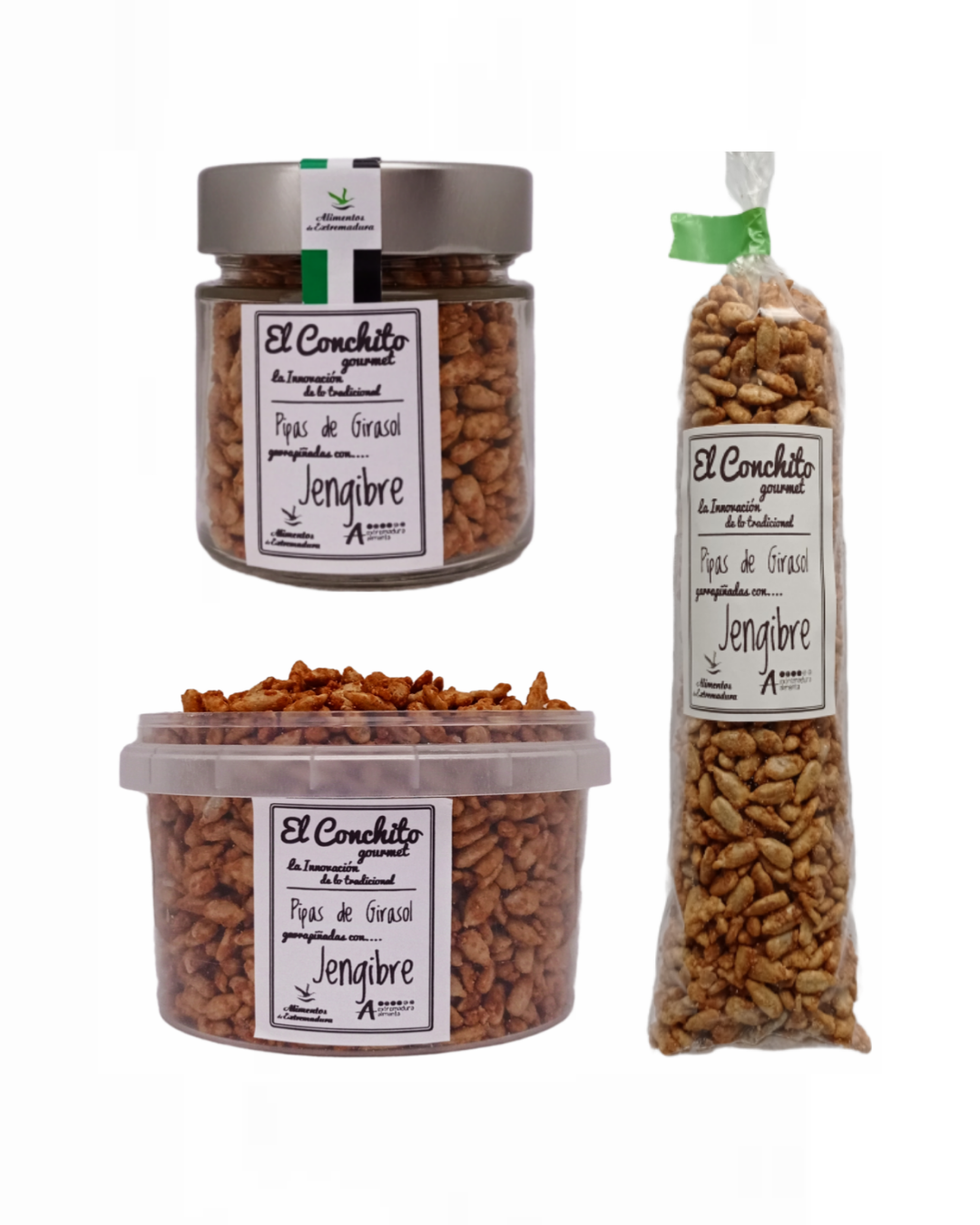 Pipas Garrapiñadas Con Jengibre Paquete 100 G_0