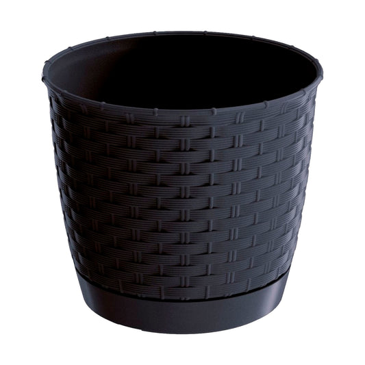 Maceta Ratolla Round 2l., Dimensiones (mm) 165x165x142, Color Antracita_0