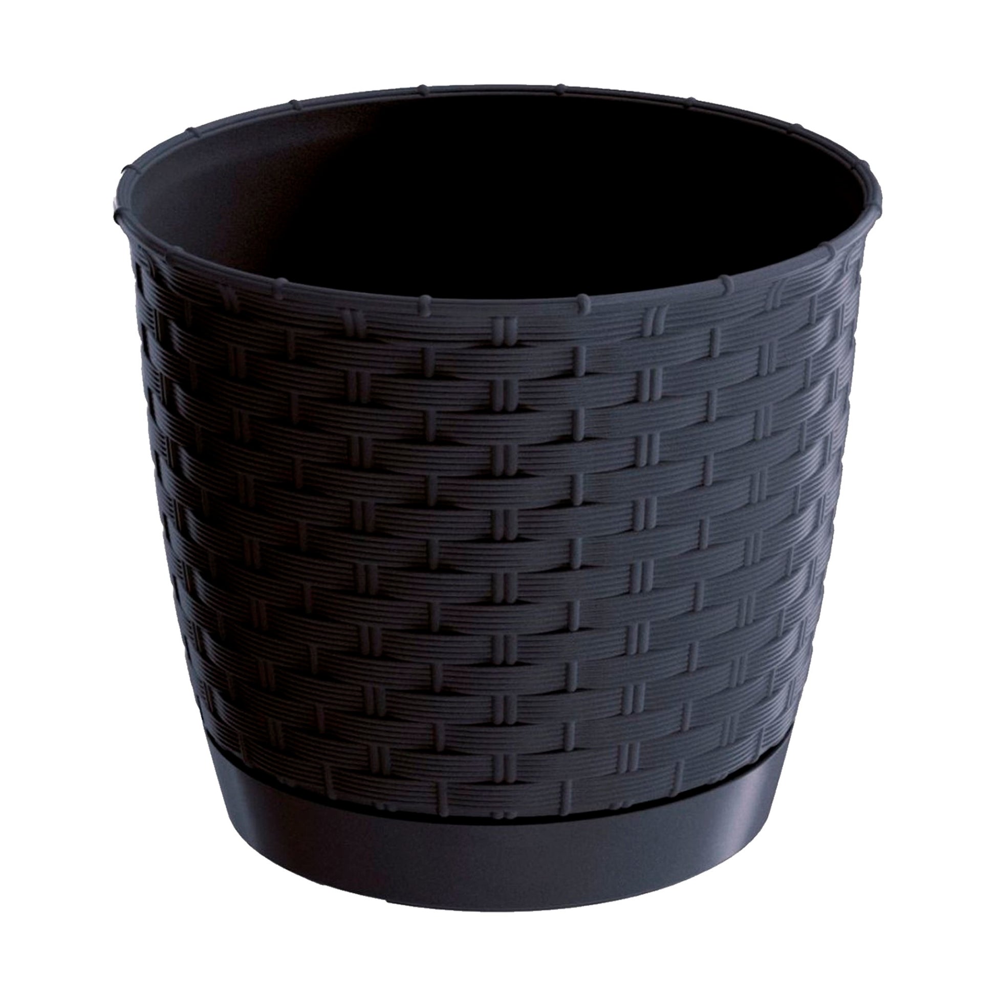Maceta Ratolla Round 2l., Dimensiones (mm) 165x165x142, Color Antracita