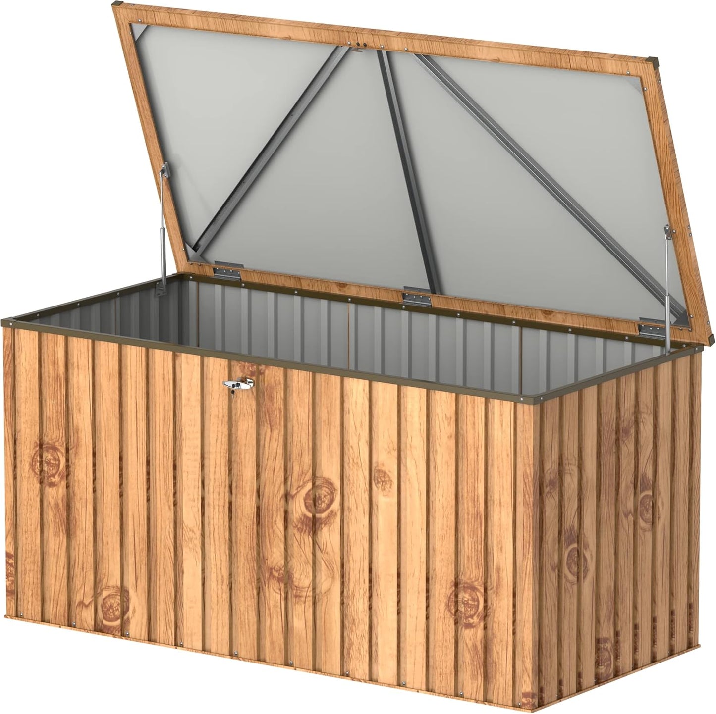 Arcon Duramax Metalico.  195 X 95 X 94,4 Cm. Color Imitacion Madera.  1450 L._1