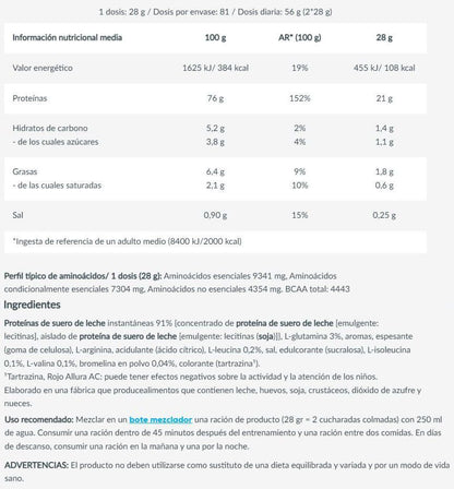 100% Pure Whey - 2kg - Platano - Proteina De Suero Whey - Biotech Usa_5
