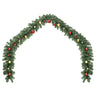 Vidaxl Guirnalda De Navidad Decorada Con Bolas Y Luces Led 5 M