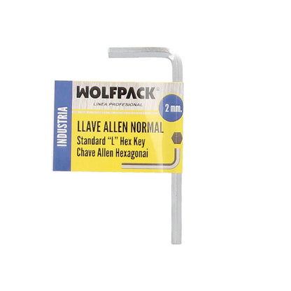Llave Allen Standar Acero Cromo Vanadio Profesional 2,0 Mm. Llave Hexagonal, Llave Allen Taller Mecanica, Llave Allen Bricolaje