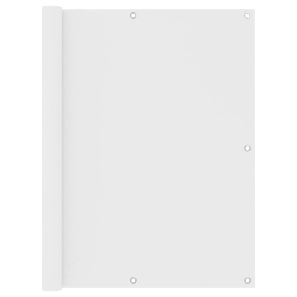 Vidaxl Toldo Para Balcón Tela Oxford Blanco 120x500 Cm_0