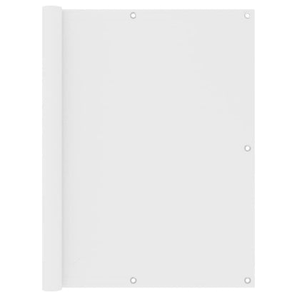 Vidaxl Toldo Para Balcón Tela Oxford Blanco 120x500 Cm_0