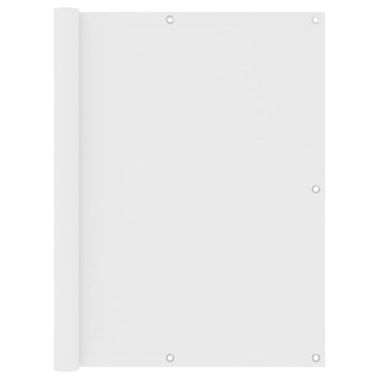 Vidaxl Toldo Para Balcón Tela Oxford Blanco 120x500 Cm_0