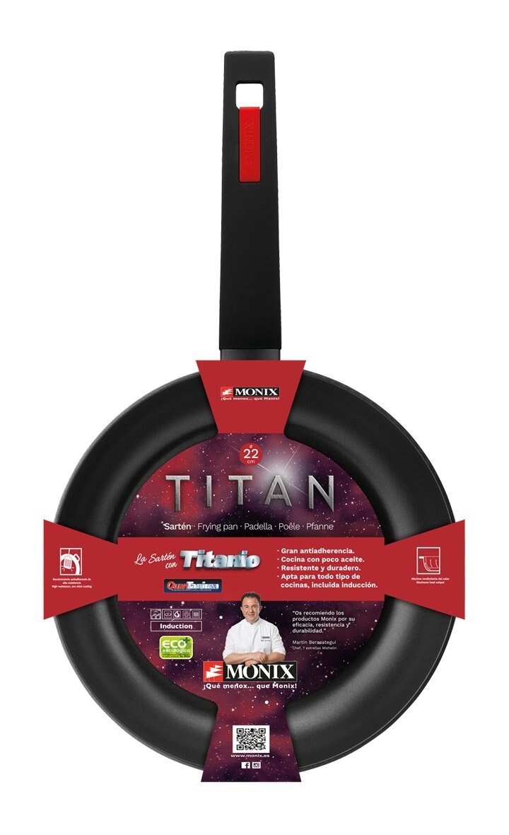 Sartén Monix Titan De Aluminio Forjado - 26 Cm_2