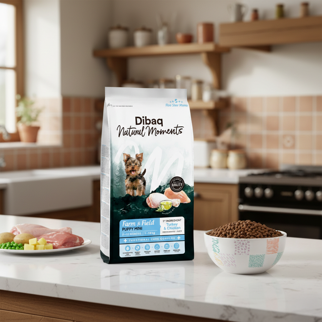 Dibaq Natural Moments 5 Star Pavo Y Pollo Cachorro Razas Pequeñas 2kg_2