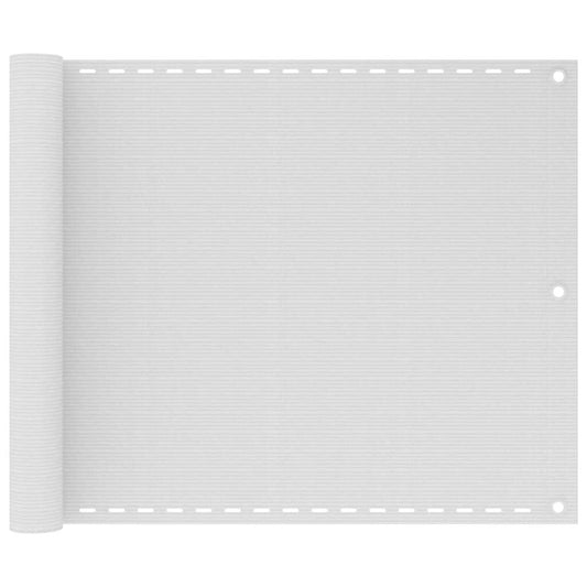 Vidaxl Toldo Para Balcón Hdpe Blanco 75x500 Cm_0