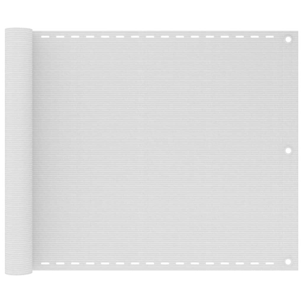 Vidaxl Toldo Para Balcón Hdpe Blanco 75x300 Cm_0