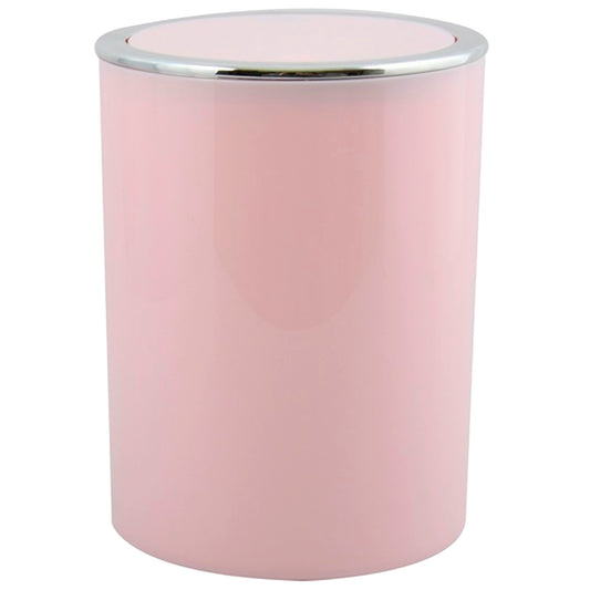 Papelera De Oficina Msv aspen 6l De Plastico En Color Rosa_0
