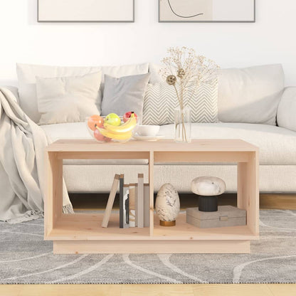 Mesa De Centro De Madera Maciza De Pino 80x50x40 Cm_1