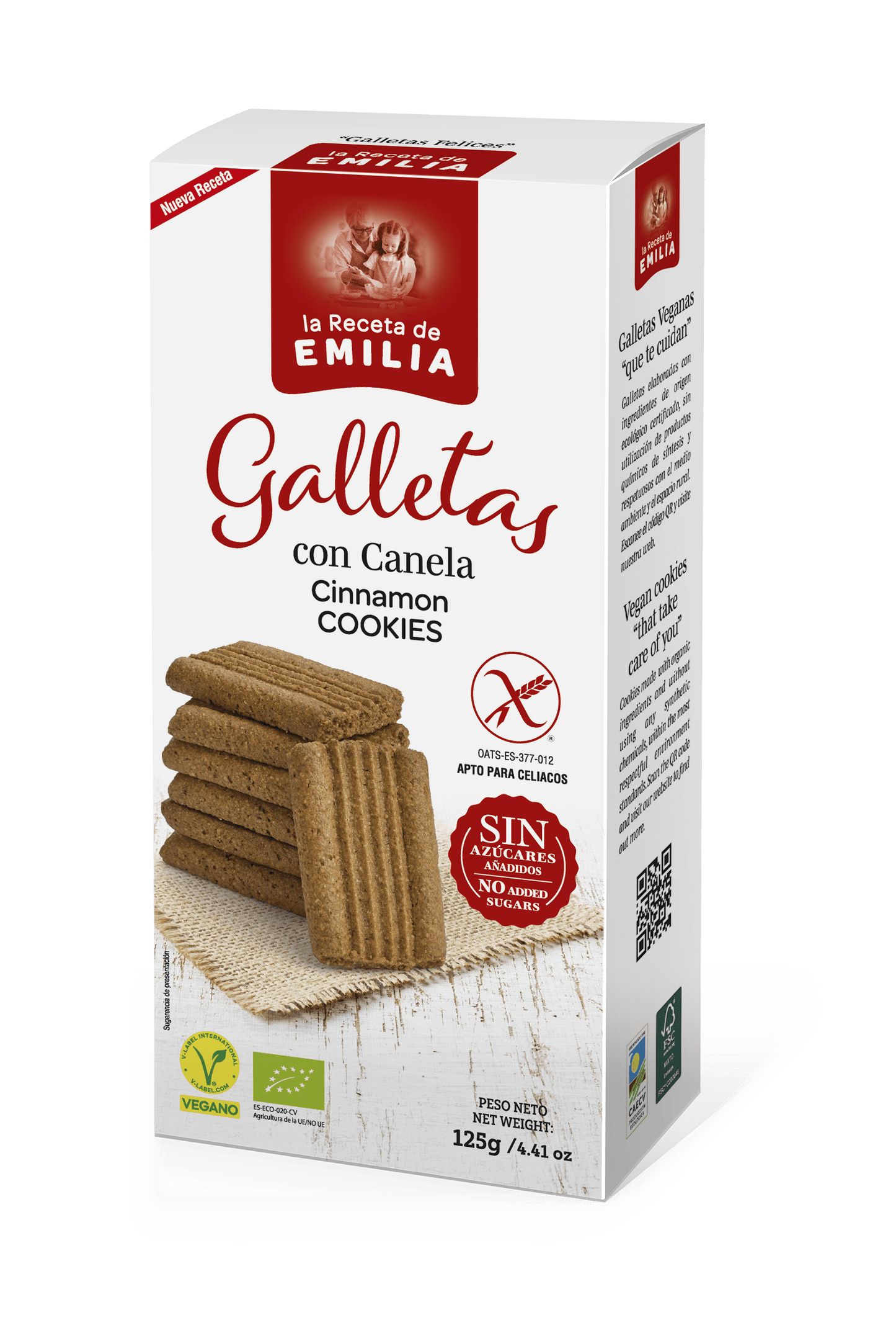 Galletas Con Canela sin Azucares Añadidos 125 Gr._0