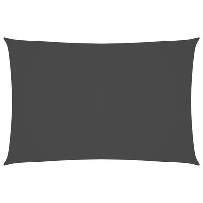 Vidaxl Toldo De Vela Rectangular Tela Oxford Gris Antracita 2x4 M_0