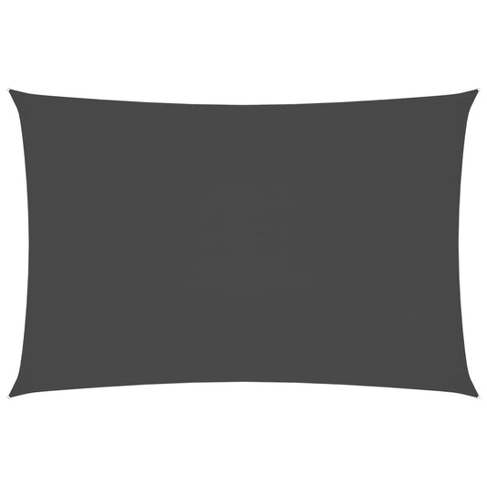 Vidaxl Toldo De Vela Rectangular Tela Oxford Gris Antracita 2x4 M_0