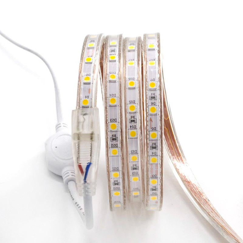 Kit Tira Led 220v Smd5050 Epistar, 60led/m 1 Metro, Blanco Cálido_4
