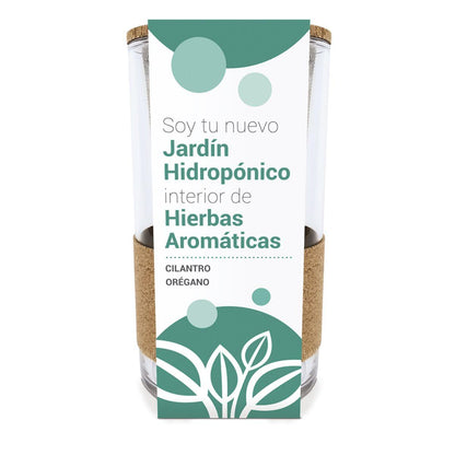 Cultivo Hidropónico de Cilantro y Orégano, Ideal Regalo Garden Pocket