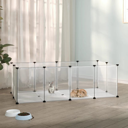 Vidaxl Jaula Animales Pequeños Transparente Pp Y Acero 144x74x46,5 Cm_1