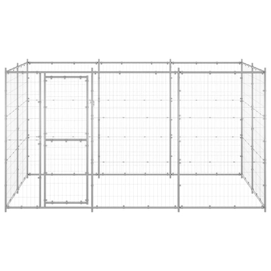 Perrera De Exterior De Acero Galvanizado 7,26 M²_0