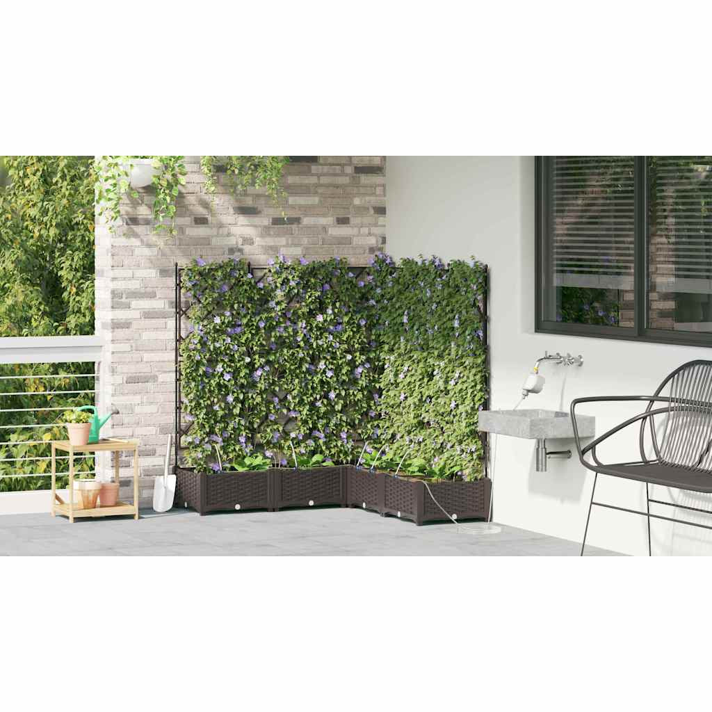 Vidaxl Jardineras Marrón 120 X 120 X 126 Cm Acero_3