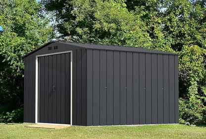 Duramax - Caseta Jardín - Eco Javea 10x10 - Metal - Color Gris Antracita_1