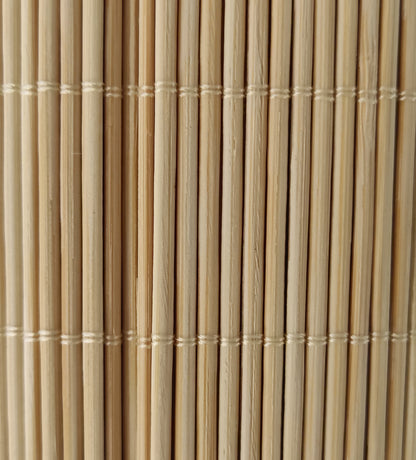 Estor Enrollable| Compuesto 100% Caña De Bambú Reforzado| Cortina Para Ventana O Puerta| Persiana Madera