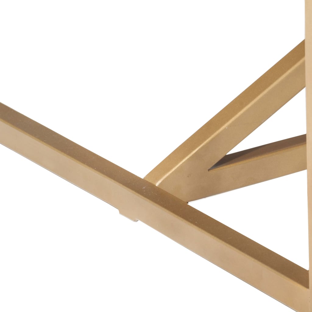 Mesa De Centro De Madera Maciza 120x60x40 Cm_4