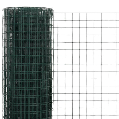 Alambrada De Gallinero Acero Revestimiento Pvc Verde 25x1,5 M / Vetonek_2