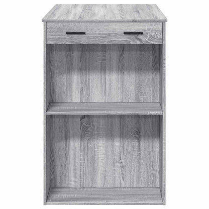 Mesa Alta De Bar Madera Ingeniería Gris Sonoma 102x70x103,5 Cm_4