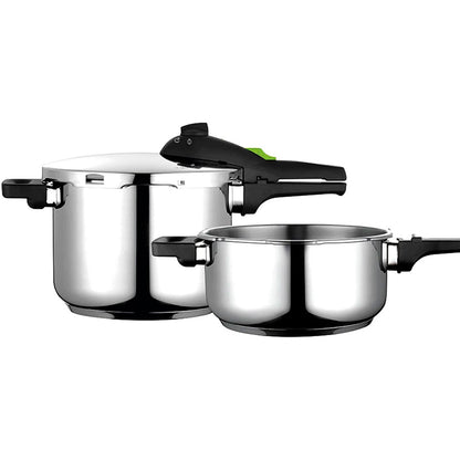 Olla A Presión 6 + 4 Litros, Inducción, Express Super Rápida, Acero Inox. 18/10, Todas Cocinas Fagor Fagor Rapid Xpress 6/4 Plata, 81opfgrap46