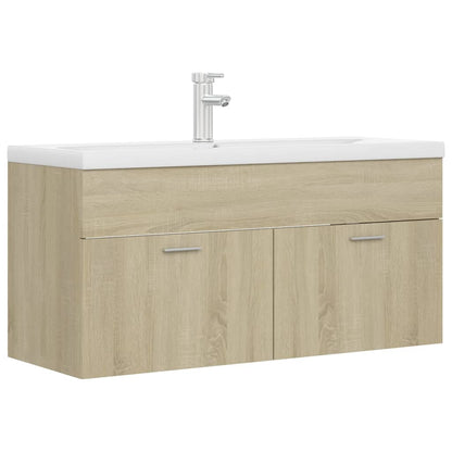 Mueble Con Lavabo Madera De Ingeniería Roble Sonoma_1