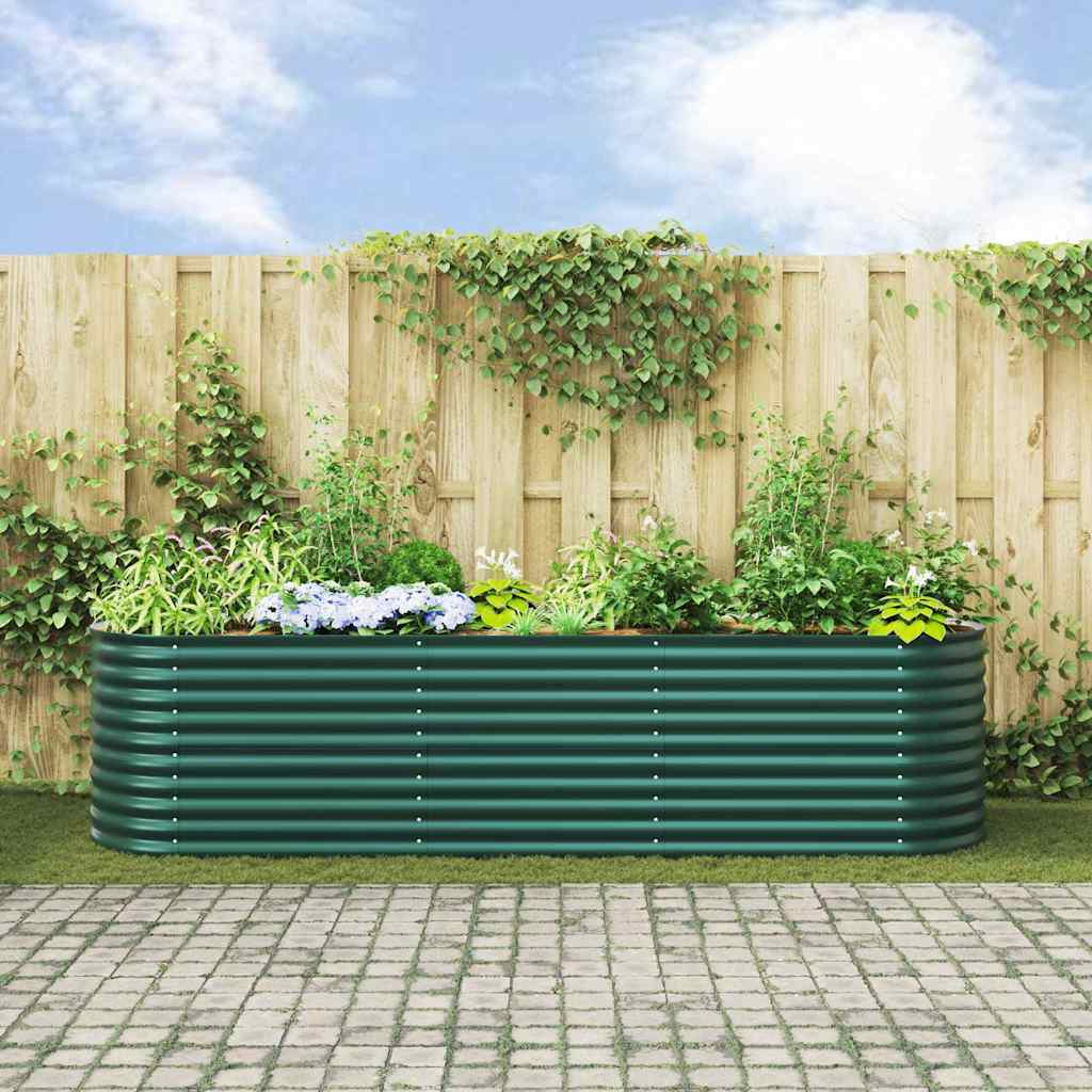 Cama Elevada Verde 320 X 80 X 81 Cm Acero_3