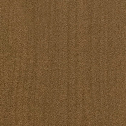 Mesa De Centro Madera Maciza De Pino Marrón Miel 50x50x33,5 Cm_4