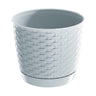 Maceta Ratolla Round 2l., Dimensiones (mm) 165x165x142, Color Blanco