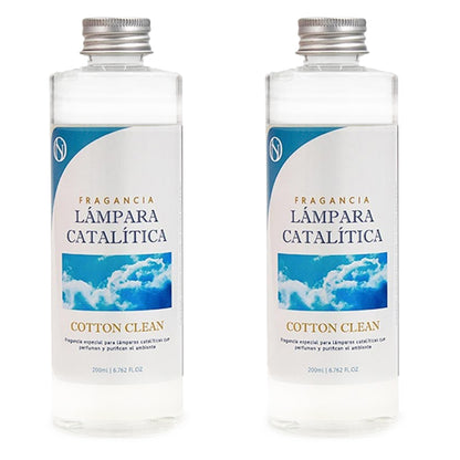Pack Ahorro 2x Fragancia Para Lámpara Catalítica 500ml: Aroma Cotton Clean - Disfruta De Tu Aroma Favorito Más Tiempo_0