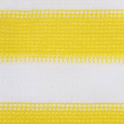 Vidaxl Toldo Para Balcón Hdpe Amarillo Y Blanco 120x600 Cm_1