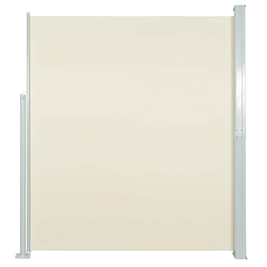 Vidaxl Toldo Lateral Retráctil De Jardín Color Crema 140x500 Cm_0