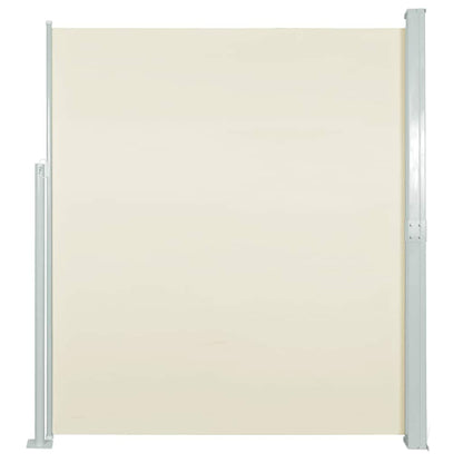 Vidaxl Toldo Lateral Retráctil De Jardín Color Crema 140x500 Cm_0