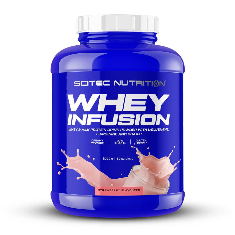Whey Infusion - 2kg - Fresa - Proteina De Suero Whey - Scitec Nutrition_0